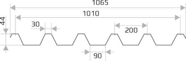 Профнастил Н-44