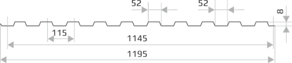 Профнастил ПС-8Р