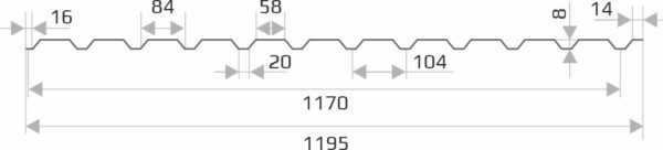 Профнастил ПС-8